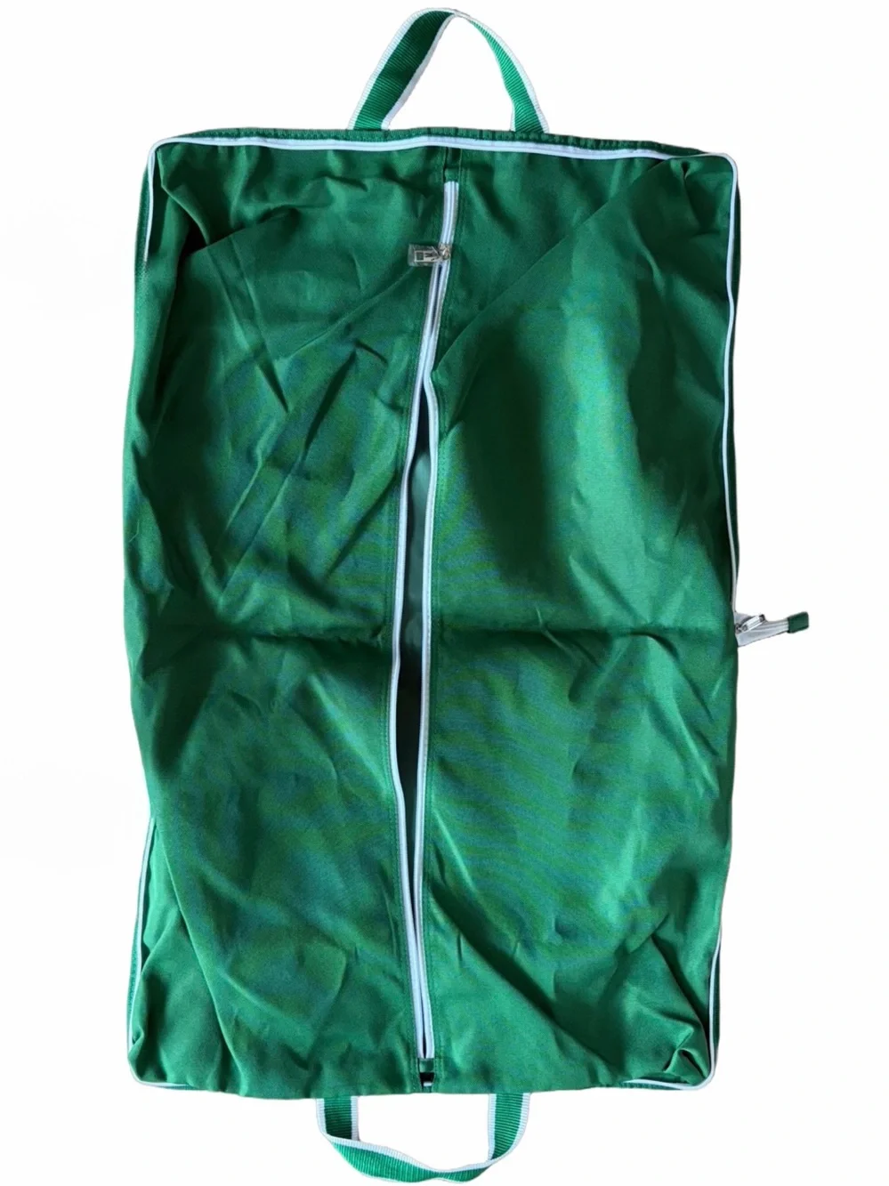 Vintage Lacoste Green Convertible Garment Travel Bag NWOT